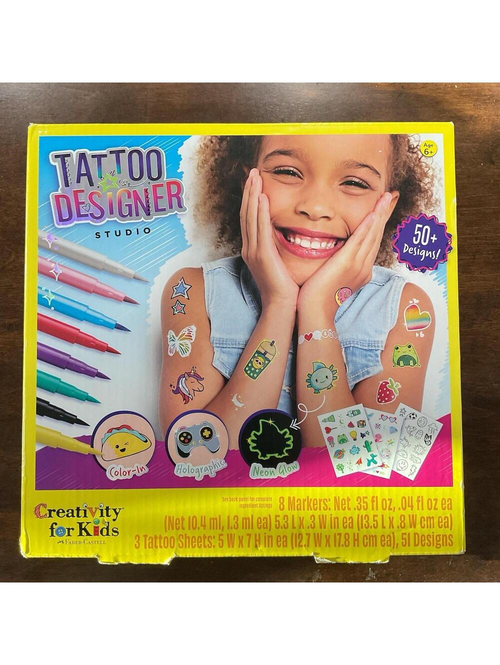 Creativity For Kids Tattoo Designer Studio New In Box